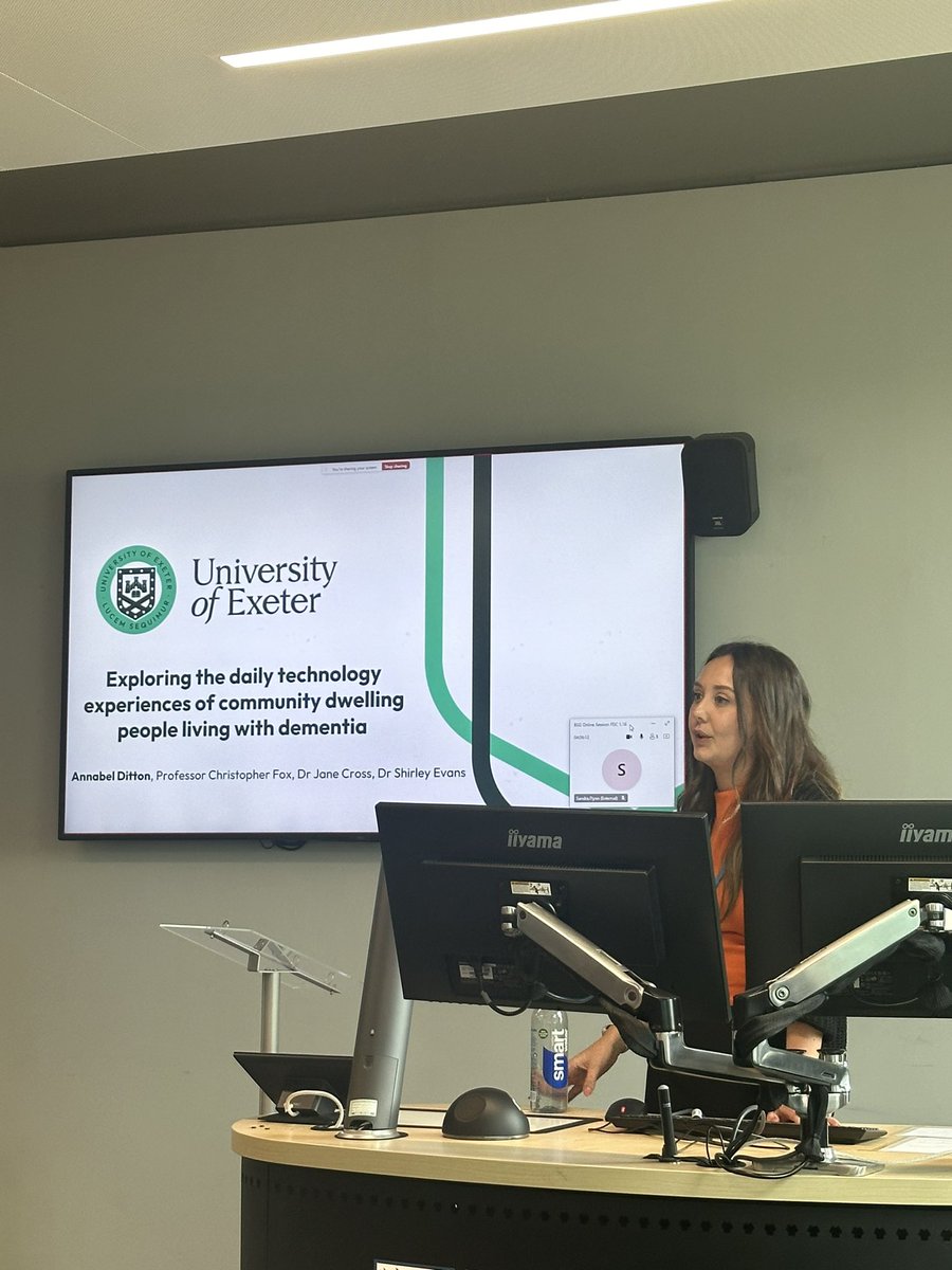 Finn Turner-Berry💚 (@finnturnerberry) on Twitter photo First symposia of the day at <a href="/bsg2024/">BSG2024</a> - <a href="/BsgTechAgeSig/">BSG Technology & Ageing SIG</a>: Current technologies and digital inclusion…
First up <a href="/UniofExeter/">University of Exeter</a>’s Annabel Ditton on people living in the community with dementia’s experiences of using digital technology in everyday life 👩💻 First symposia of the day at <a href="/bsg2024/">BSG2024</a> - <a href="/BsgTechAgeSig/">BSG Technology & Ageing SIG</a>: Current technologies and digital inclusion…
First up <a href="/UniofExeter/">University of Exeter</a>’s Annabel Ditton on people living in the community with dementia’s experiences of using digital technology in everyday life 👩💻