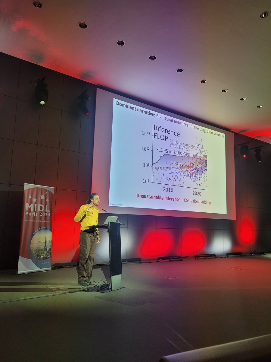 Maria Vakalopoulou (@mariavakalopou1) on Twitter photo Amazing first keynote at @midl2024 from <a href="/GaelVaroquaux/">Gael Varoquaux 🦋</a>! Discussing all our recent problems of applying machine learning to clinical problems!! Take home message: "maybe scale is not the only/ main solution"!! Amazing first keynote at @midl2024 from <a href="/GaelVaroquaux/">Gael Varoquaux 🦋</a>! Discussing all our recent problems of applying machine learning to clinical problems!! Take home message: "maybe scale is not the only/ main solution"!!