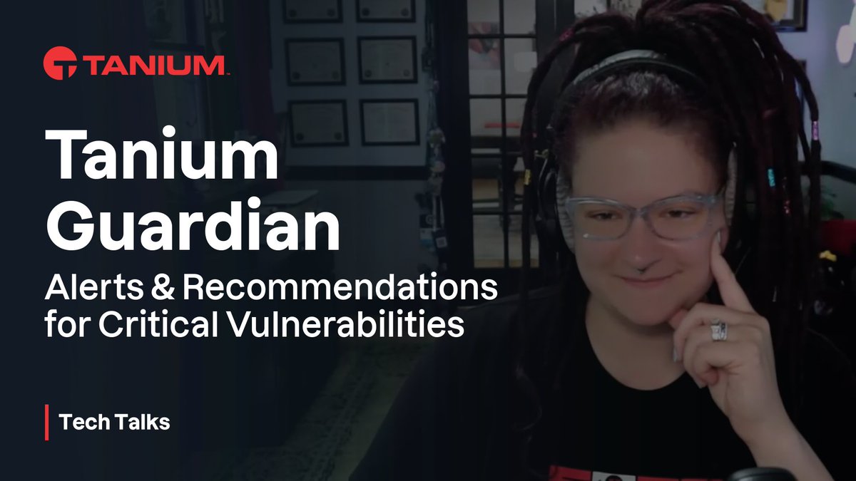 Now <a href="/Tanium/">Tanium</a> Guardian provides curated guidance on those news-making vulnerabilities alongside live data from your own environment. Find it, fix it, fast.
youtube.com/watch?v=lG9-ww…
#informationsecurity #informationtechnology #dfir #incidentresponse @SecuritySphynx