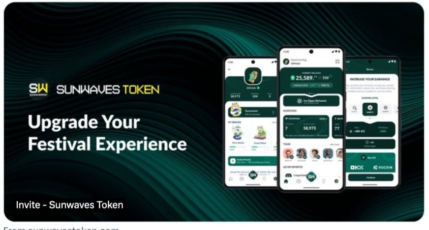 Syed Tanveer Raza Naqvi (@syedtanvee87303) on Twitter photo 💼 Verified on <a href="/sunwaves_token/">SUNWAVES Token</a>! Find me as "tanveer51214".
🌐 Taking festivals to new heights with <a href="/ice_blockchain/">Ice Open Network</a> in the #ION ecosystem.
sunwavestoken.com/@tanveer51214
#SUNWAVES $SW $ICE 💼 Verified on <a href="/sunwaves_token/">SUNWAVES Token</a>! Find me as "tanveer51214".
🌐 Taking festivals to new heights with <a href="/ice_blockchain/">Ice Open Network</a> in the #ION ecosystem.
sunwavestoken.com/@tanveer51214
#SUNWAVES $SW $ICE