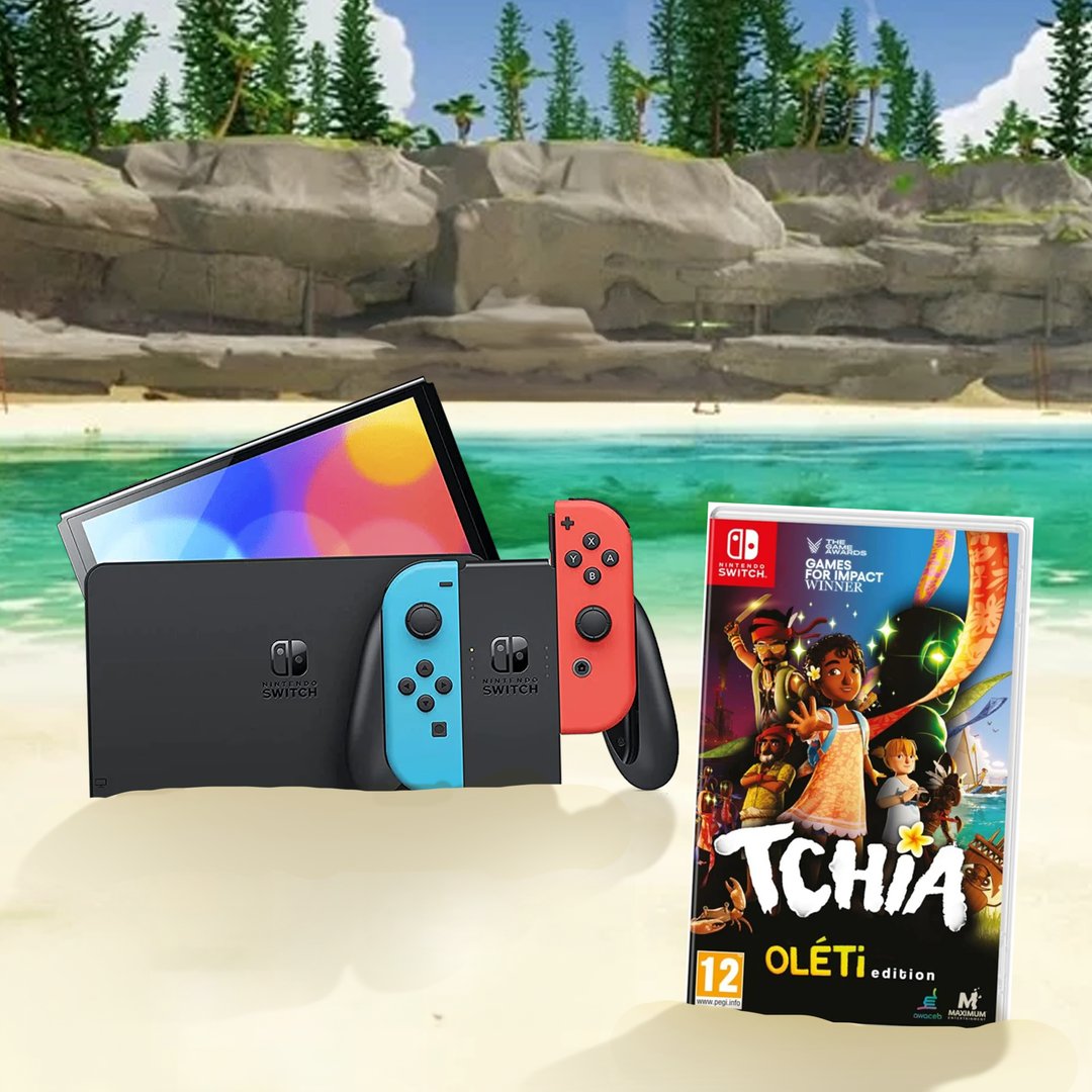 COMPETITION TIME! 🌴 

To celebrate the launch of Tchia on Nintendo Switch, we're giving away FIVE copies of the physical version PLUS a Nintendo Switch OLED to one super lucky winner 💙♥️

Entry and Ts &amp; Cs: gleam.io/jr529/tchia-ni…