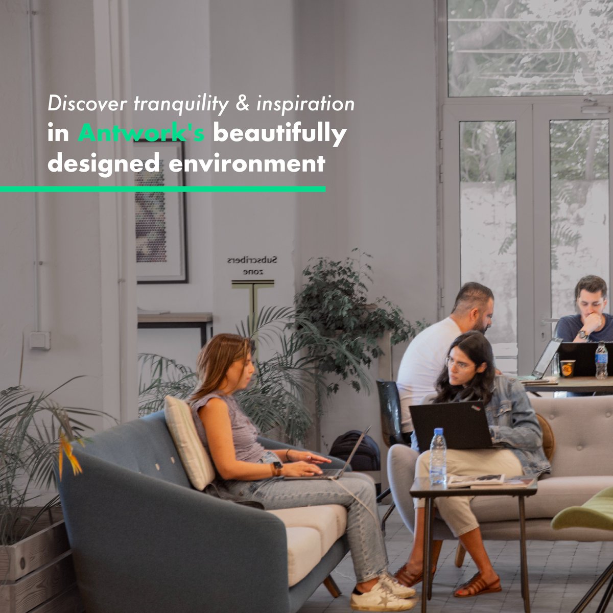 antwork's tweet image. Antwork invites you to explore and create. 🌿🖌️   Ready to experience creativity in action? Book your tour at Antwork now! Visit antwork.com or call us at +961 1 759 300.  

#Antwork #WorkSpace #BusinessSolutions #Beirut #MENA