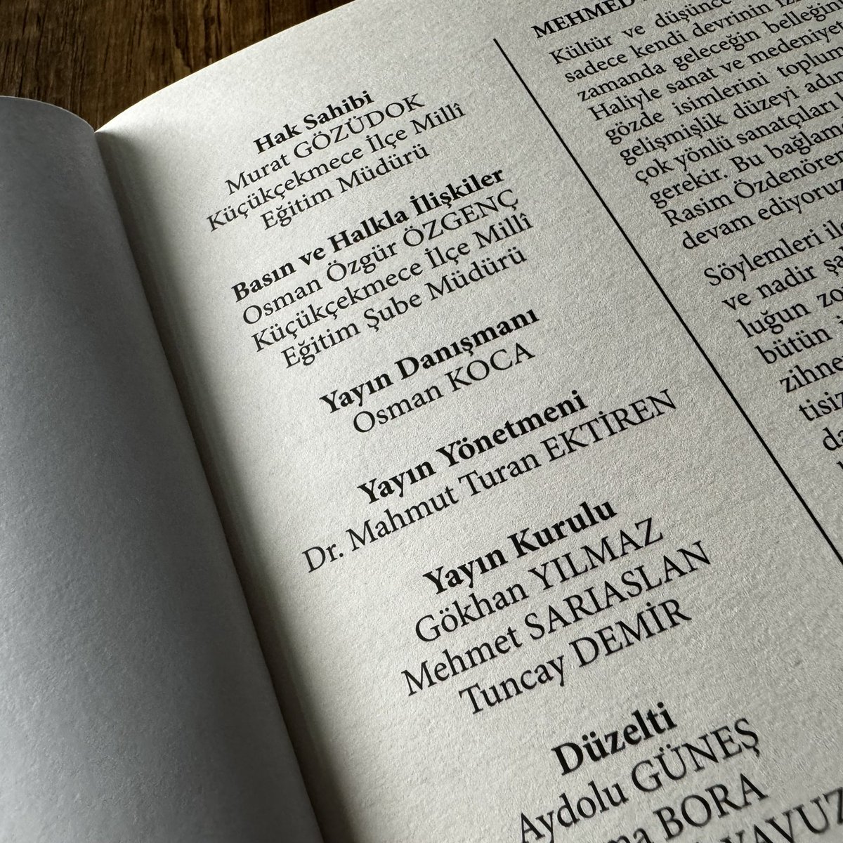 Küçükçekmece İlçe Millî Eğitim Müdürlüğü uhdesinde yayın hayatına devam eden "Cümle" dönemlik edebiyat kültür sanat dergisinin 3. sayısı "Mehmet Âkif Ersoy" özel sayısı olarak okurlarıyla buluştu.

Hayırlı olsun. Bereketli okumalar dileriz.

#cümledergisi