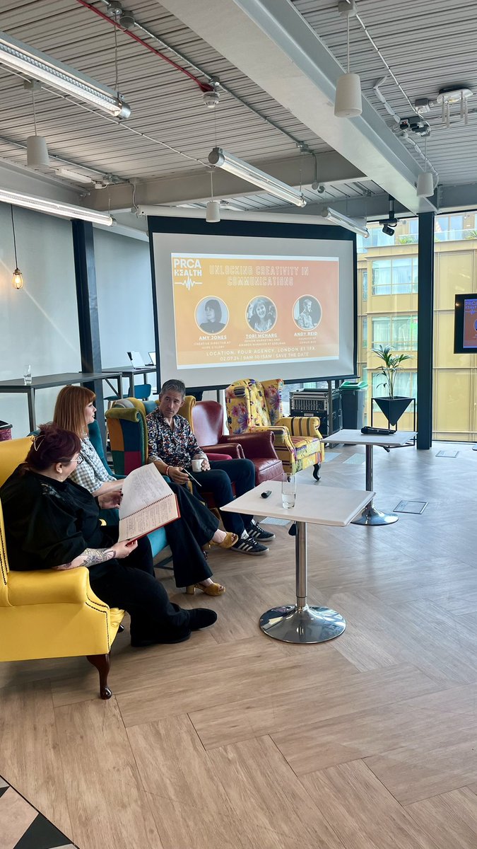Starting the day with a panel discussion on #creativity? 
Yes, please! 😍

Learnt a new #brief format, understood creative processes &amp; limitations, &amp; discussed some award-winning #campaigns!  

My kind of Tuesday morning 🫶🏻

Thank you <a href="/PRCA_HQ/">PRCA</a> <a href="/HardNumbers/">Hard Numbers 📈</a> for the opportunity.