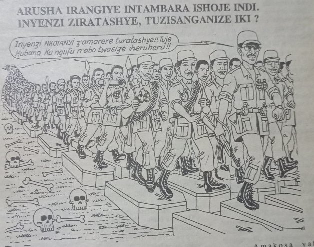 Mu gihe Umuryango <a href="/rpfinkotanyi/">FPR-Inkotanyi</a> witeguraga gusinyana Amasezerano y'amahoro na Leta ya Habyarimana, ikinyamakuru KANGURA cyo muri Nyakanga 1993 cyerekanye bidasubirwaho umugambi wa Jenoside bidasubirwaho.  Igenamigambi ry'abapumbafu b'abagome. Mwarakoze iz'amarere na <a href="/PaulKagame/">Paul Kagame</a>
