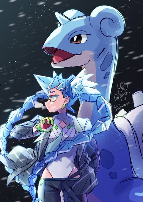 暑いのでこおりミクさんwip
#初音ミク
#ポケミク 