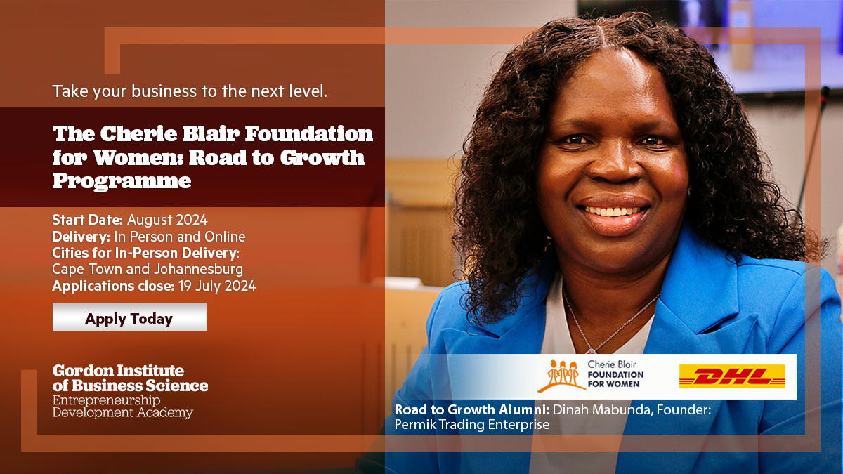Are you a passionate entrepreneur looking to take your business to the next level? Join our exclusive Road to Growth business development programme designed for ambitious women entrepreneurs in Gauteng and Western Cape.
Apply today bit.ly/Road2G