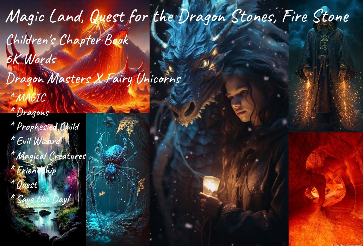 ADHD young heroine &amp; her dragon must go on a quest to find the lost dragon stone &amp; save Magic Land. As Scarlett is faced w/ dangerous magical creatures, she finds that the very things she's scolded for in real life might just be the very things that save her. #questpit  #ag