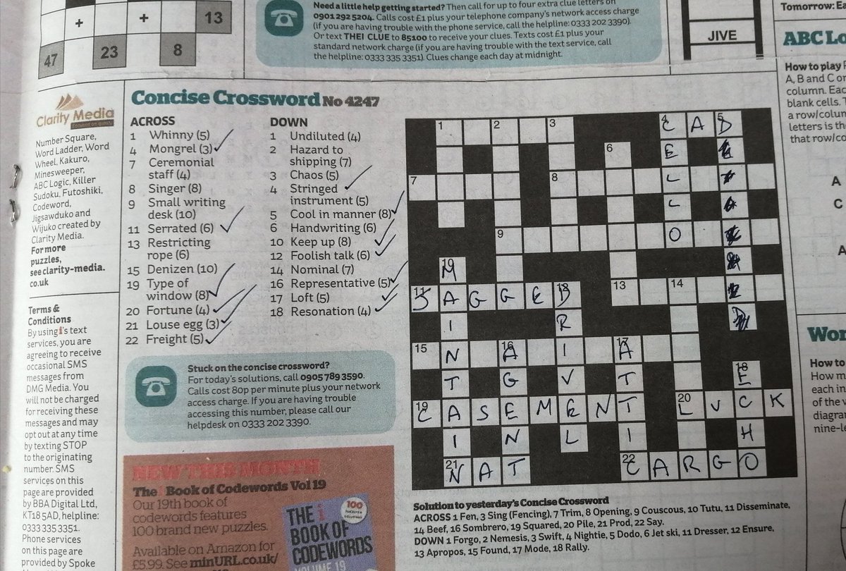 #help #crossword #wednesday #struggling