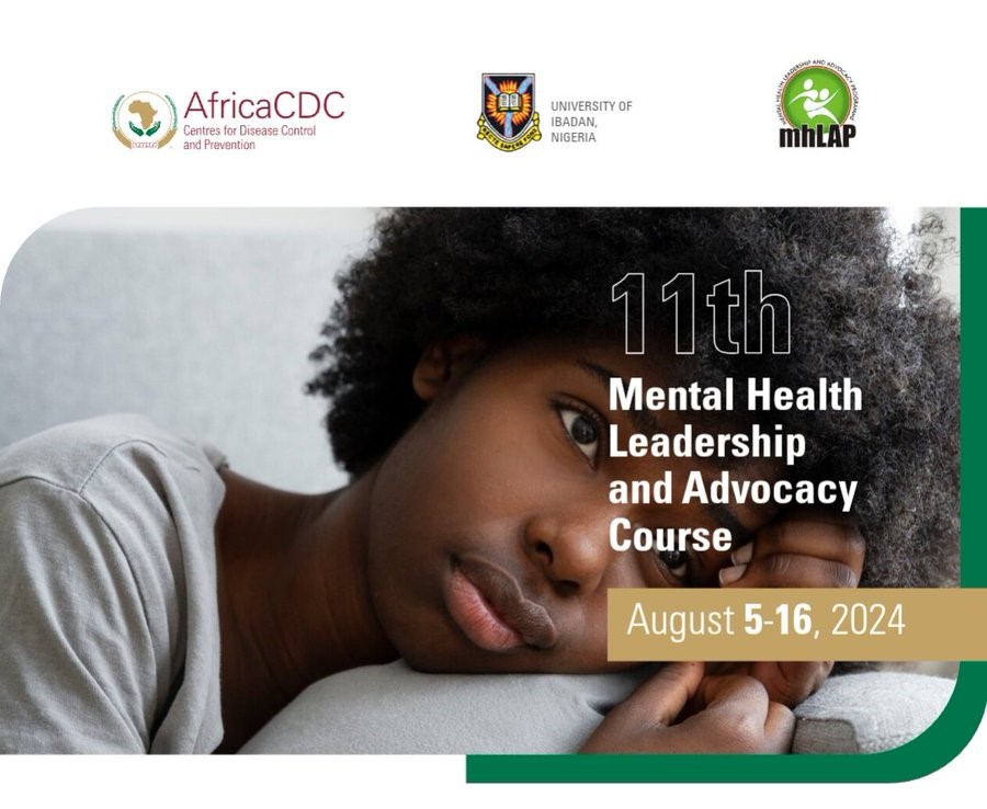 MH InnovationNetwork (@mhinnovation) on Twitter photo 📣 Mental Health opportunity alert: The University of Ibadan, Nigeria will run the 11th Mental Health Leadership and Advocacy Course from the 5th to 16th August 2024.
<a href="/AfricaCDC/">Africa CDC</a> will support a number of public health professionals from African Union Member States to participate 📣 Mental Health opportunity alert: The University of Ibadan, Nigeria will run the 11th Mental Health Leadership and Advocacy Course from the 5th to 16th August 2024.
<a href="/AfricaCDC/">Africa CDC</a> will support a number of public health professionals from African Union Member States to participate