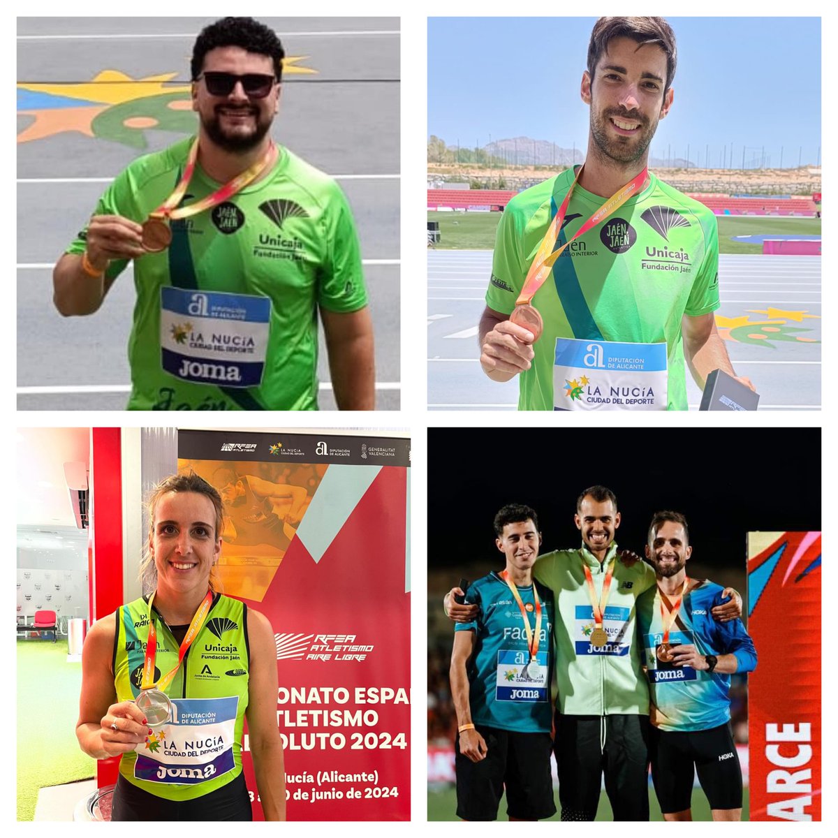 JAÉN DEPORTIVA (@jaen_deportiva) on Twitter photo 🏃♂️🏃♀️ <a href="/AlbertoGMHammer/">Alberto González Moyano</a> <a href="/carletes_32/">carletes</a> y Cármen Sánchez y <a href="/SebasMartos/">Sebas Martos</a> suben al podio del Campeonato de España Absoluto de Atletismo
📷 <a href="/UnicajaAtletism/">Unicaja Atletismo</a> y <a href="/sportmedia_es/">Sportmedia.es</a>
jaendeportiva.es/2024/07/03/alb… 🏃♂️🏃♀️ <a href="/AlbertoGMHammer/">Alberto González Moyano</a> <a href="/carletes_32/">carletes</a> y Cármen Sánchez y <a href="/SebasMartos/">Sebas Martos</a> suben al podio del Campeonato de España Absoluto de Atletismo
📷 <a href="/UnicajaAtletism/">Unicaja Atletismo</a> y <a href="/sportmedia_es/">Sportmedia.es</a>
jaendeportiva.es/2024/07/03/alb…