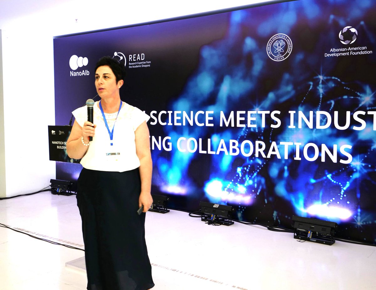 On June 26, 2024, @nano_alb and <a href="/The_AADF/">The AADF</a> hosted the "Science of Nanotechnology Meets Industry: Creating Collaborations" workshop. The event aimed to boost research and funding for NanoAlb’s cutting-edge research centre. More at susnano.eu/post/third-nan…