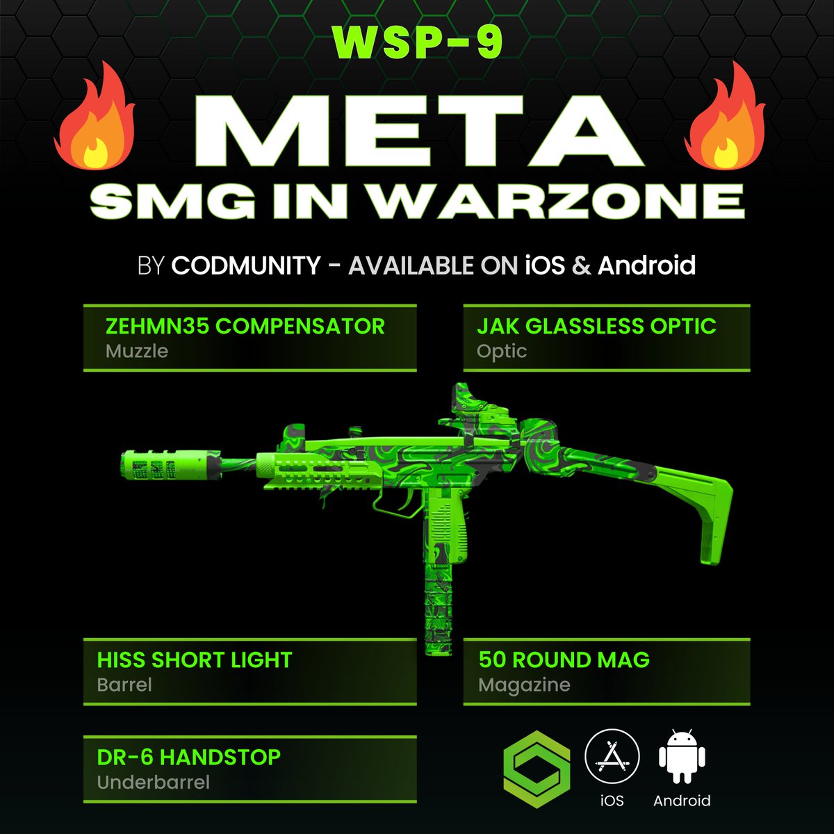 CODMunityGG's tweet photo. 🔥 WSP-9 CLOSE RANGE LOADOUT🔥

If you are tired of the Superi 46, try this WSP-9. https://t.co/niiNjgH74R
