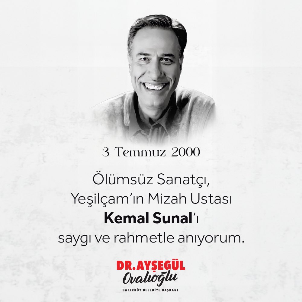 Türk sinemasının yeri dolmayacak usta sanatçılarından #KemalSunal'ı aramızdan ayrılışının 24. yılında rahmetle anıyoruz.