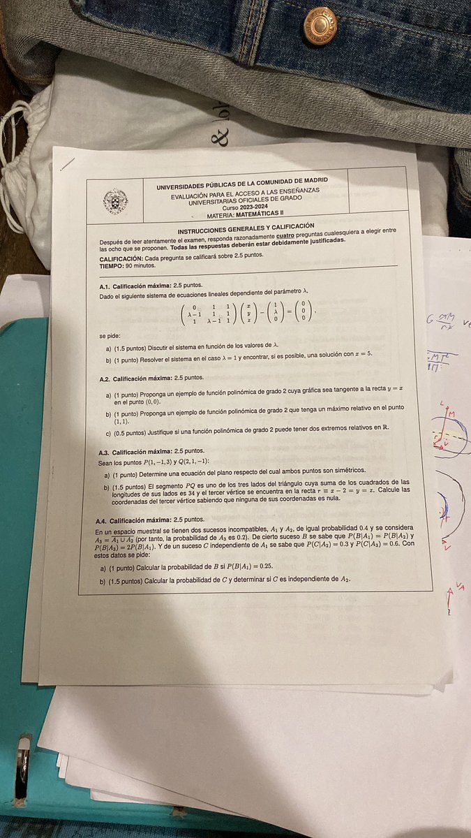 bpmiguii's tweet photo. examen evau matematicas extraordinaria madrid https://t.co/GoFr0wA1LM