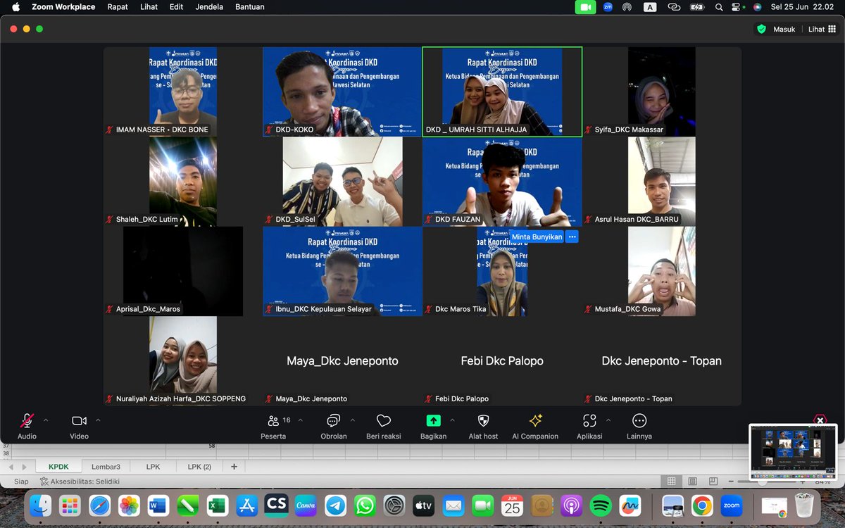Haii kakak kakak..

Wahh mimin lupa nii infoin sesuatu hihi, oiya pada selasa 25/06/2024 lalu kita ngadain Rapat Koordinasi DKD bersama Ketua Bidang Pembinaan dan Pengembangan se-sulsel loh.
Semoga kedepannya kita dapat saling bersinergi dalam berdewan kerja!!

#dkdsulsel2428