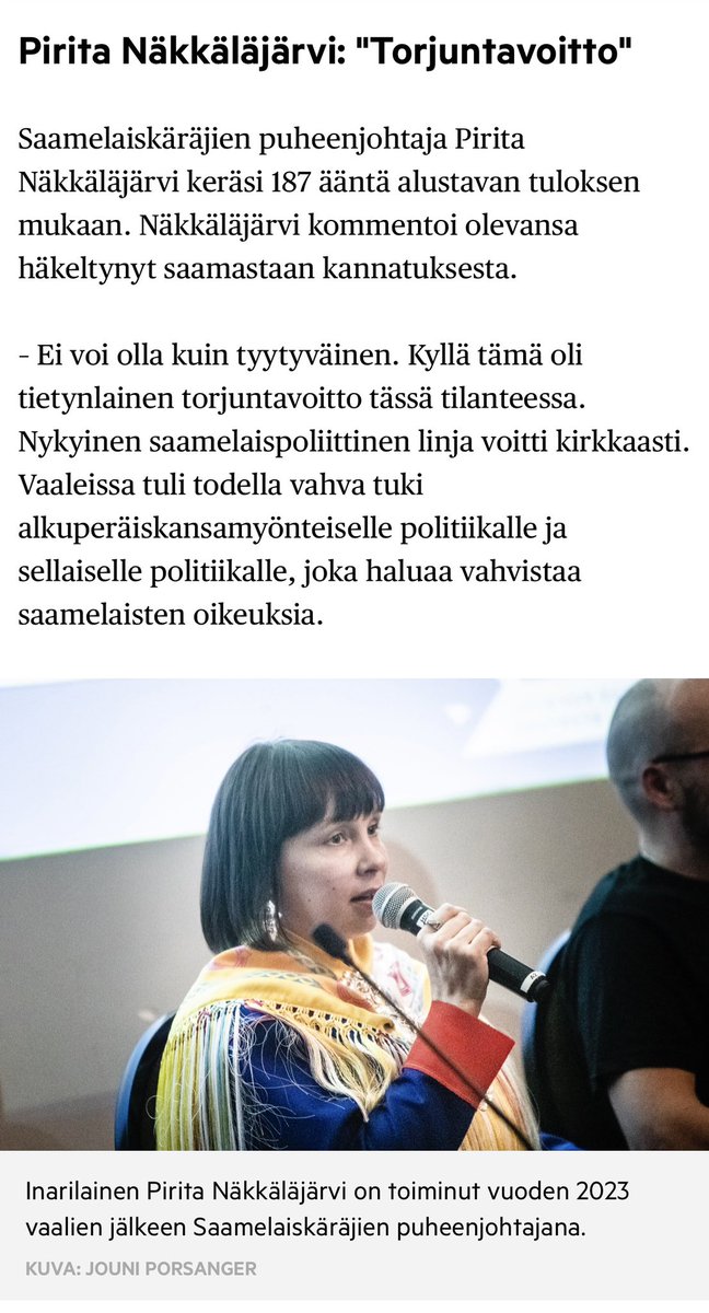 LK 3.7.2024 #saamelaiset #saamelaiskäräjät lapinkansa.fi/saamelaiskaraj…