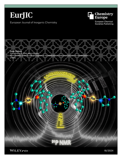 EurJIC's tweet photo. #OnTheCover Electronic Effect of the [Au(PPh3)]+ Fragment in the Stabilization of Imidazolium Salts and the Destabilization of NHCs (Visbal and co-workers) https://t.co/nvYWCwKUXu @gisiomca_group @GimenoGroup https://t.co/0rmUwQeMm6 https://t.co/cEHYZZN0gS