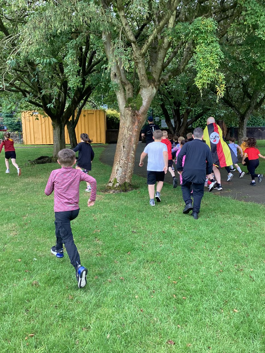 StAndrewsCoE's tweet photo. Y2 loved taking part in the run today. Well done Mr Jones and Mr Taylor.  @nhfauk @LDSTEducation https://t.co/Uy2gsOYi1g