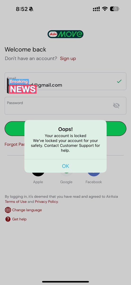 Jarashied's tweet photo. @airasia what should i do now ? I did email seems no reply , call always busy .. https://t.co/lNo98hN2N4
