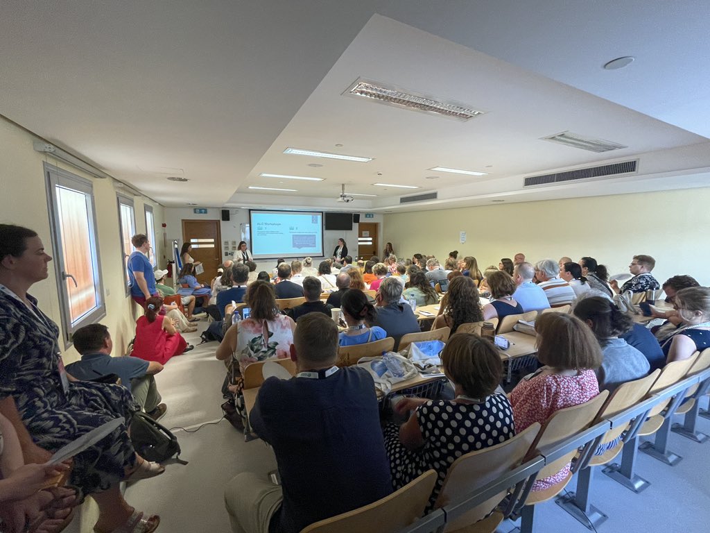 jagerhorn's tweet photo. AI clearly one of the most popular topics at the @LIBERconference! #LIBER2024 https://t.co/GDlTCBBuyc