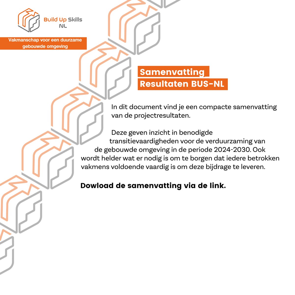 💪 De afgelopen jaren werkten we met BuildUpSkills-NL aan vakmanschap voor de verduurzaming van de gebouwde omgeving.

👉 Benieuwd? Lees het samenvattende rapport hier: buildupskillsnederland.nl/wp-content/upl…

<a href="/issonieuws/">ISSO. beter weten, beter bouwen</a> <a href="/KW1C/">KW1C</a> @LerenvoorMorgen <a href="/TVVL_/">TVVL</a> Duneworks, Building Changes