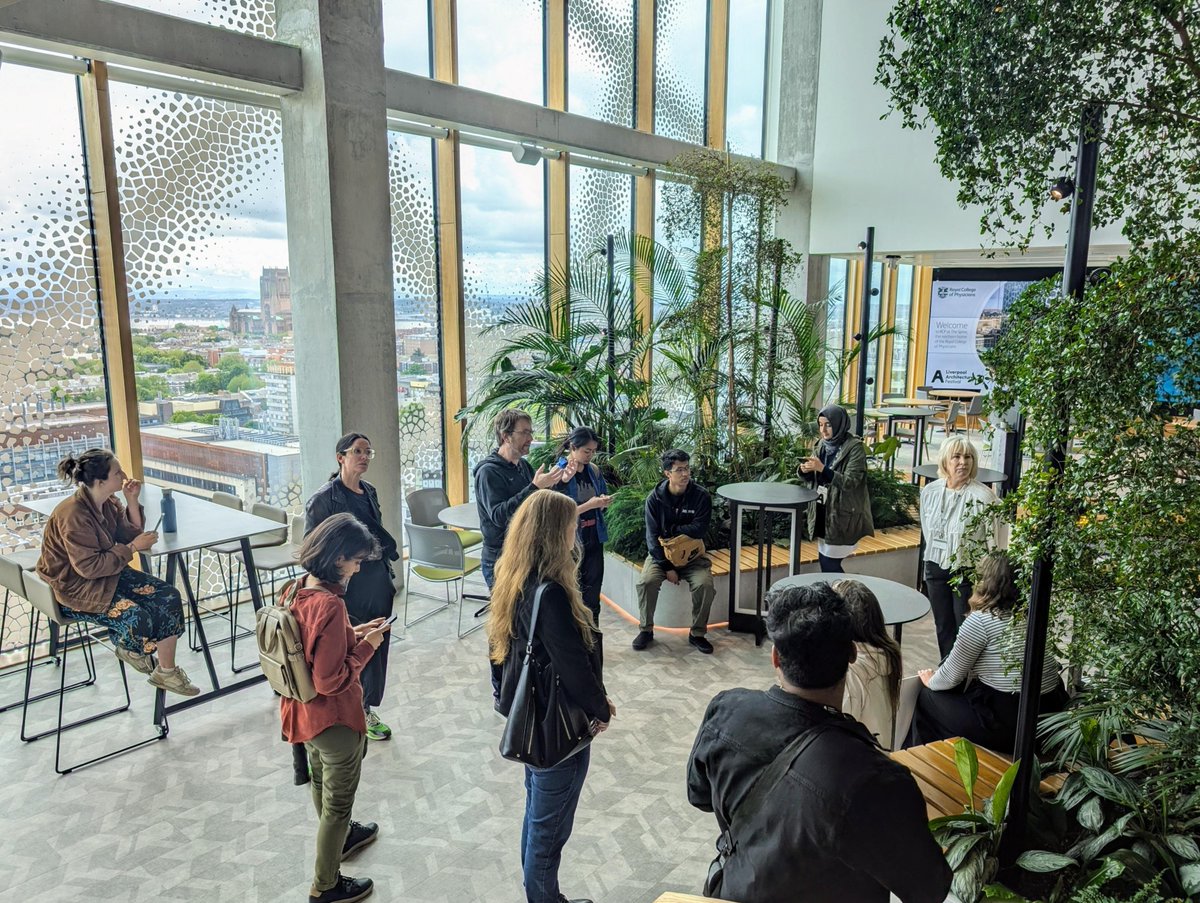 Spaces at The Spine (@rcpspaces) on Twitter photo Last Friday, we were thrilled to be joined by the <a href="/LAF_UK/">Liverpool Architecture Foundation CIC</a> for an exclusive tour of our building.
Led by the The Spine's architect, Rob Hopkins, and the @rcphysicians' Workplace Manager, Cathy Hardman, the tour focused on biophilic design 🌿
#SpacesAtTheSpine #TheSpine #LAF2024 Last Friday, we were thrilled to be joined by the <a href="/LAF_UK/">Liverpool Architecture Foundation CIC</a> for an exclusive tour of our building.
Led by the The Spine's architect, Rob Hopkins, and the @rcphysicians' Workplace Manager, Cathy Hardman, the tour focused on biophilic design 🌿
#SpacesAtTheSpine #TheSpine #LAF2024