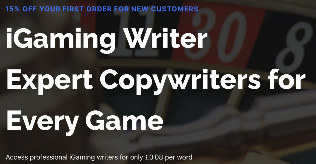 ContentConga's tweet photo. We've launched a new website dedicated to our iGaming copywriting.

https://t.co/I6zgk0gChR

Same expert writers, same amazing customer support but a REDUCED fee of just £0.08 per word!

If you need any #igaming content then reach out to us! https://t.co/YXSoSdm7GT