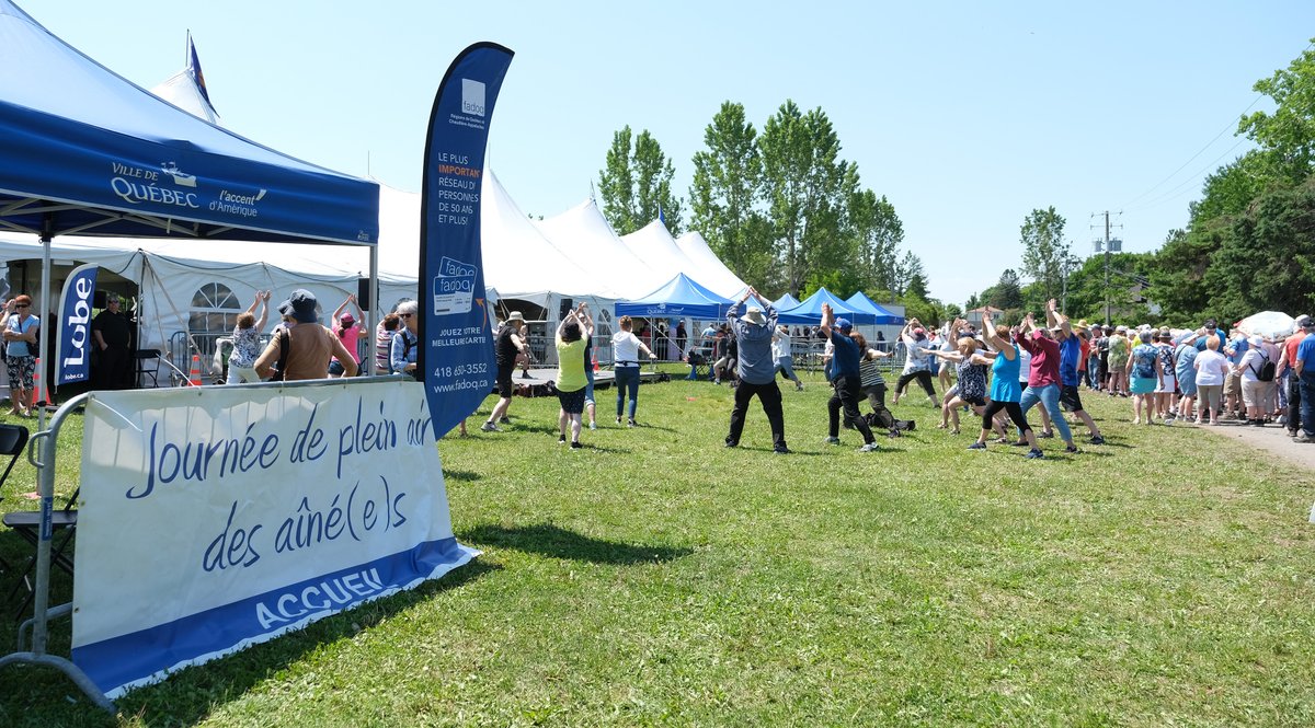 Au début du mois de juin, notre équipe des événements a assuré la couverture médicale de la Journée de plein air des aîné(e)s à Québec! 

Notre personnel était donc présent pour veiller à la santé des 2000 participant(e)s lors de cette belle journée.  😀
