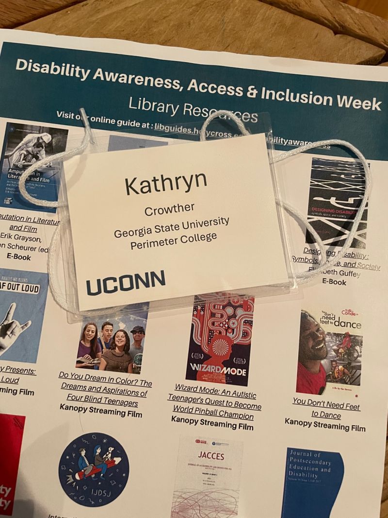 EPICProgramGSU's tweet image. EPIC's Kathryn Crowther attended the UCONN Post-Secondary Disability Training Institute in June and networked with GA Tech's Center for Inclusive Design and Innovation to arrange an EPIC visit to see their amazing work up close. 
Here's their website: t.gsu.edu/3KE4vgi