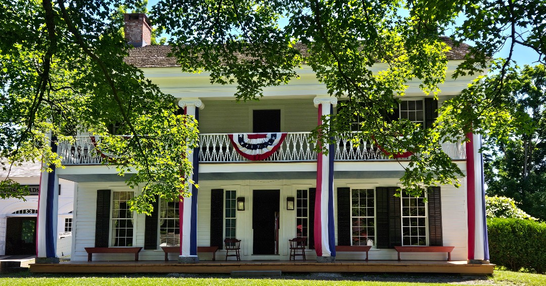 Bump Tavern is decked out for tomorrow's Independence Day celebration! Activities are happening all day long, with special readings of the Declaration of Independence, Frederick Douglass’ “What to the Slave is the Fourth of July?,” and more starting at noon.