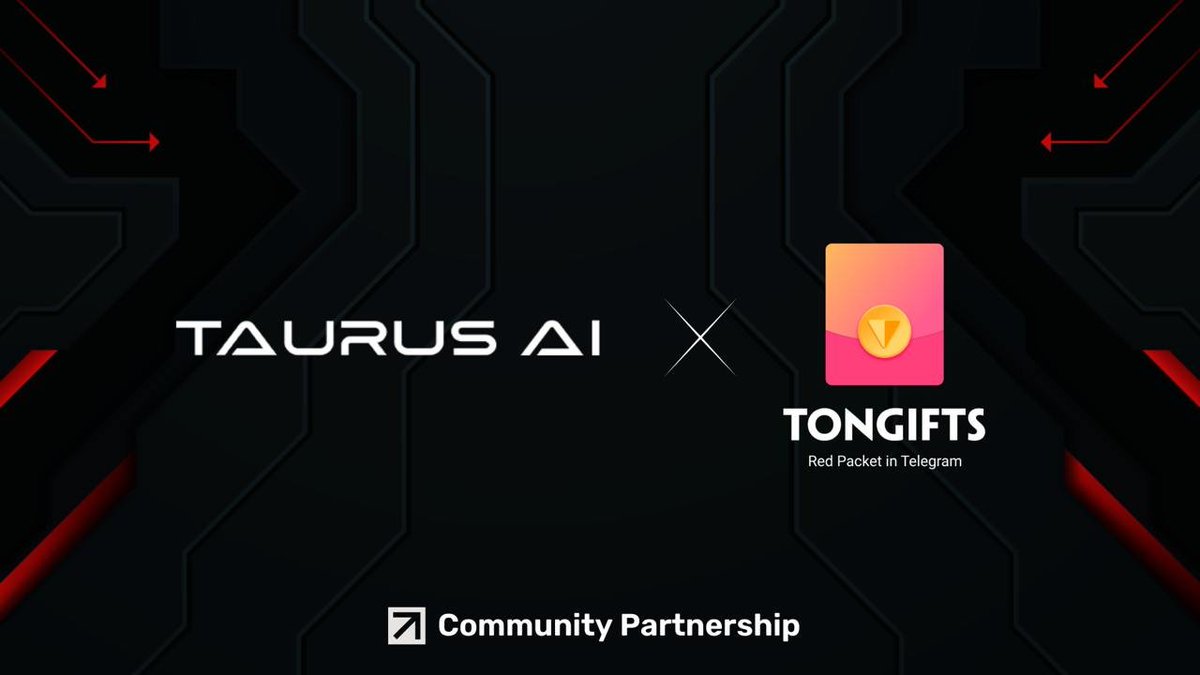 TaurusAI_'s tweet image. 🎉Taurus AI x TonGifts🎉

Excited to partner with @TonGiftsbot, a Web3 Social Engine on @Telegram &amp;amp; $TON, enabling users to send &amp;amp; receive gifts anytime, anywhere!

Just like @TonGiftsbot, Taurus AI is on @Telegram—trade effortlessly &amp;amp; get trending digests from unlimited sources