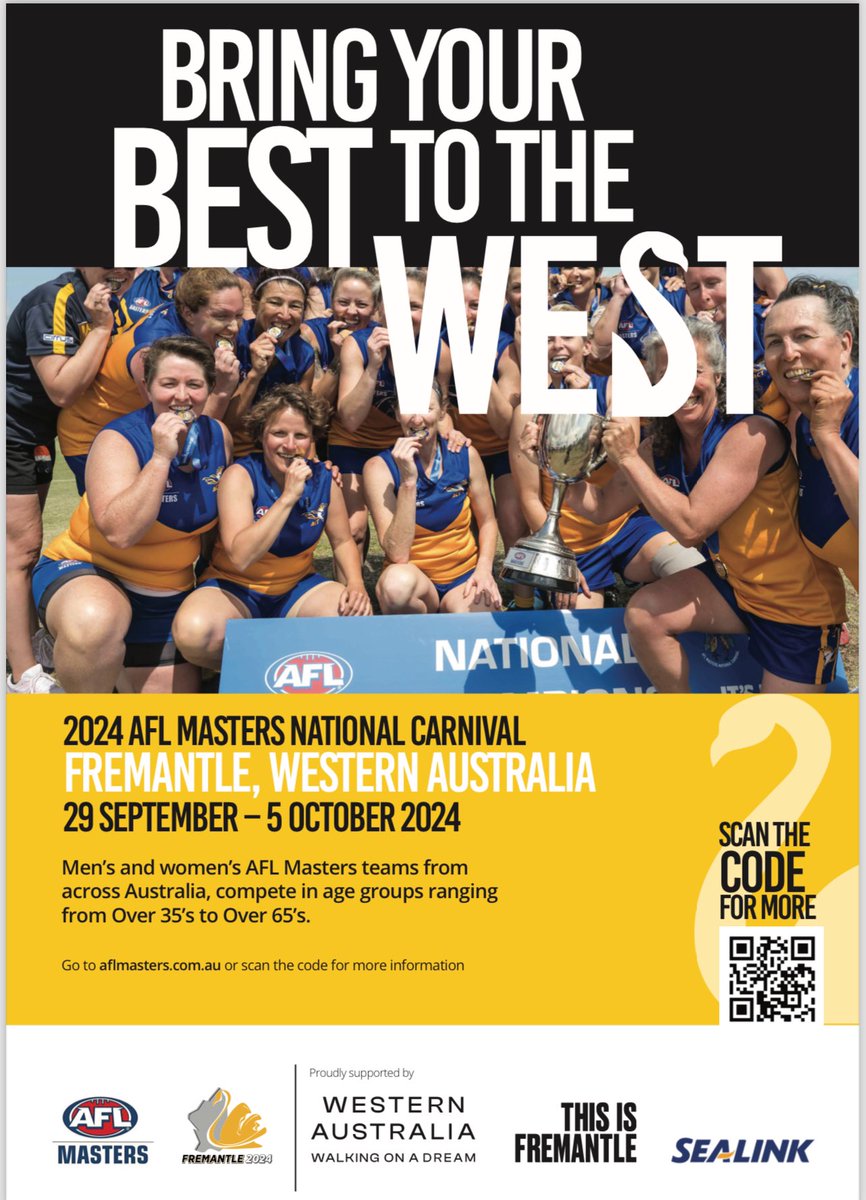 AFLMasters's tweet photo. Hey @lawrencemooney 

We have ACT playing NT at this year’s @AFLMasters National Carnival in Fremantle. #StateOfOrigin https://t.co/r1DNfGN5TH