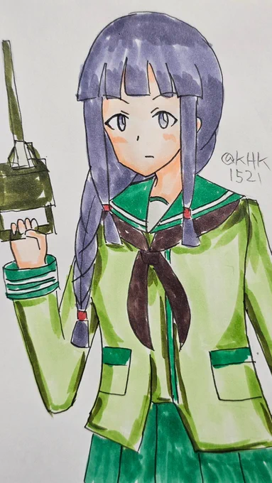 北上さん#艦これ版真剣お絵描き60分一本勝負_20240703#北上進水日 