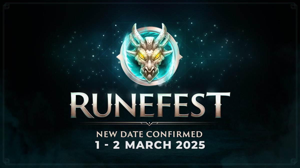 Important RuneFest news!

🗓️RuneFest will take place on March 1st/2nd, 2025 at the NEC, Birmingham
🎫Tickets will automatically move to these dates - or you can choose a refund
➕1000 more tickets will be on sale in coming months

See blog for info: osrs.game/RuneFest-New-D…