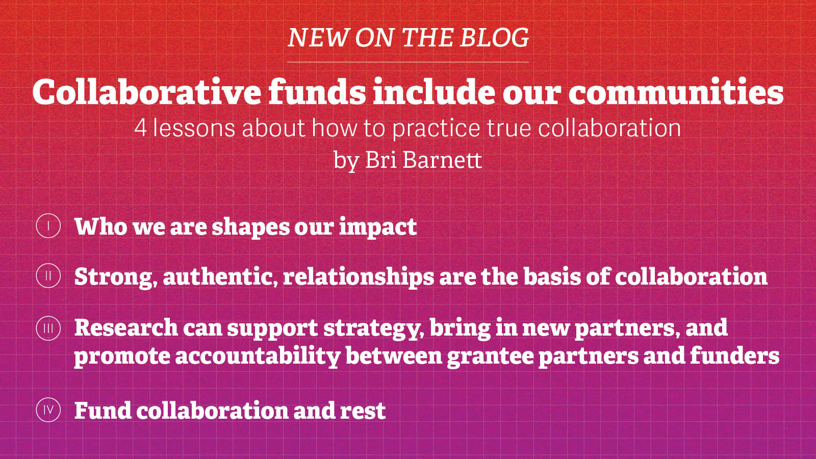 Ms. Foundation for Women on X: "Collaboration has long been core ...