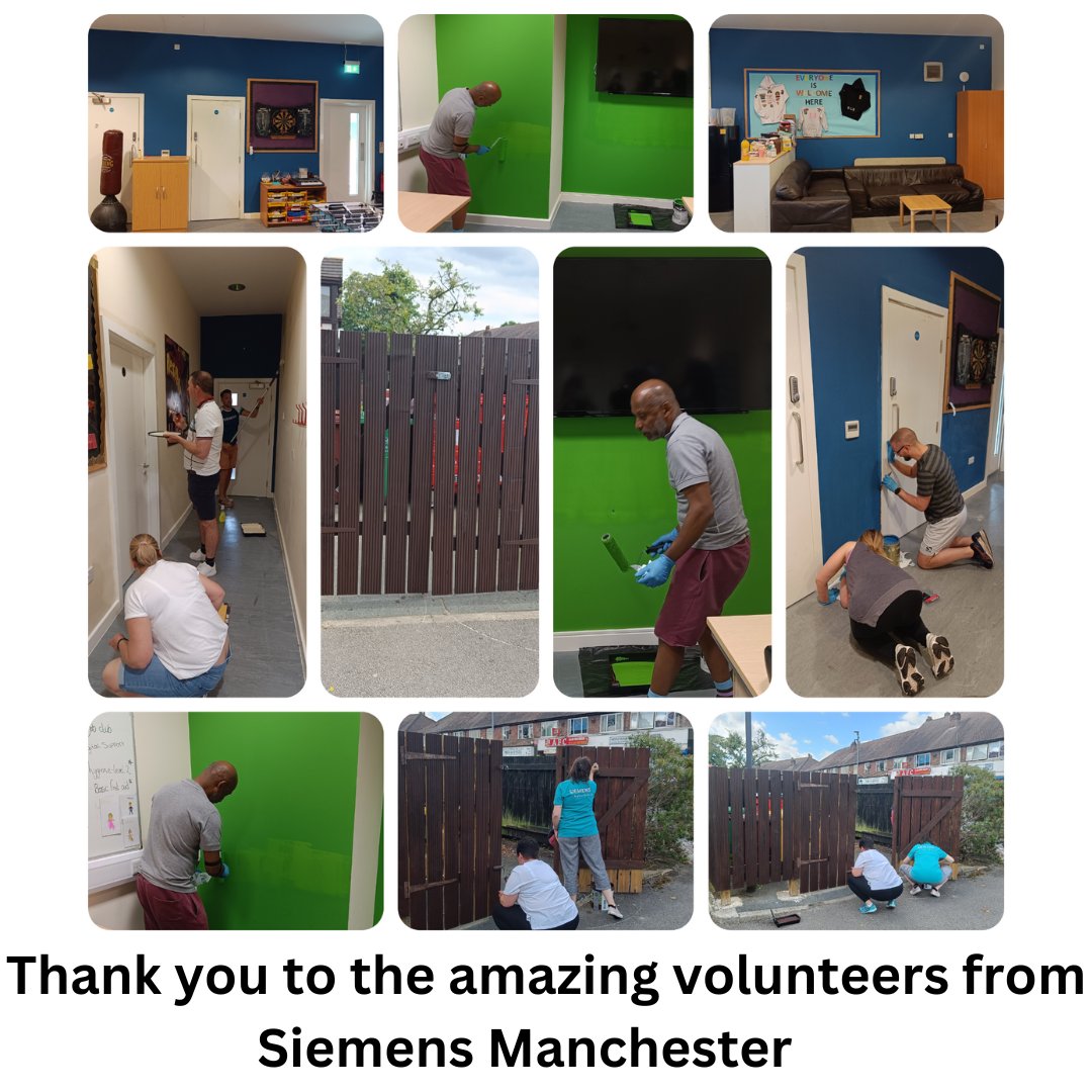 A much needed re-fresh from the team at <a href="/Siemens/">Siemens</a> Manchester #THANKYOU #volunteers