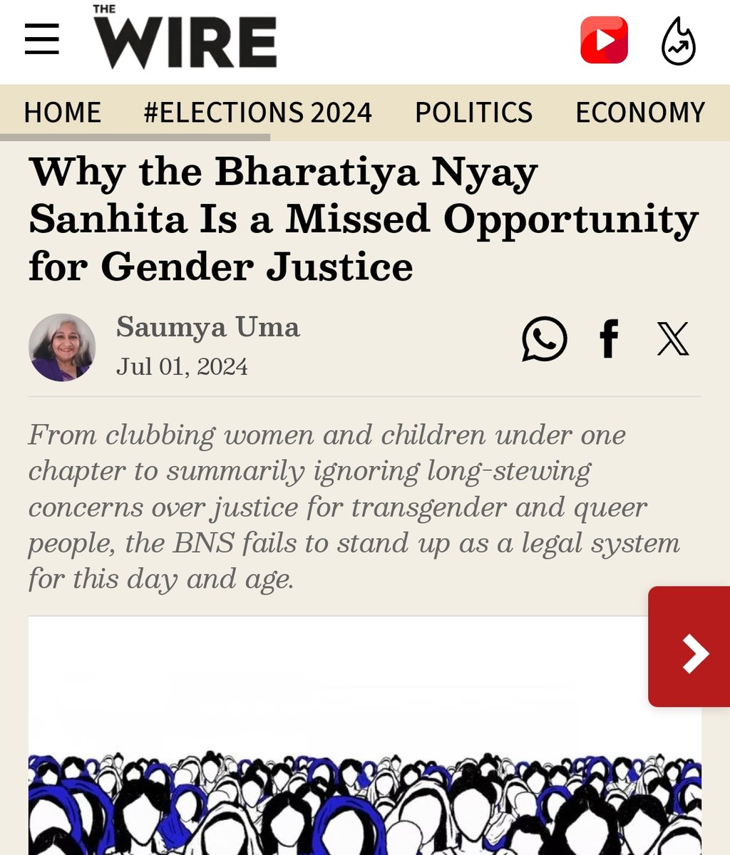 Saumya Uma is a Professor of Law and Director, Centre for Women’s Rights, Jindal Global Law School writes,

"The dangerous, false myth that women routinely misuse the law has been propogated by men’s rights groups, government agencies as well as the judiciary, often by