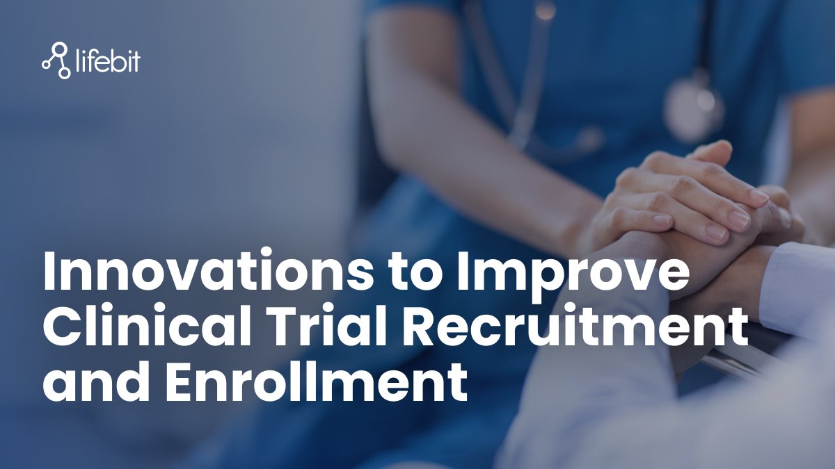 .<a href="/lifebitAI/">Lifebit</a>'s latest blog reveals how AI, machine learning and digital tools are changing the landscape of clinical trial recruitment and enrolment! Enhance processes, cut expenses and fast-track drug approvals: bit.ly/3zqjyIi #ClinicalTrials #PatientEngagement #Lifebit