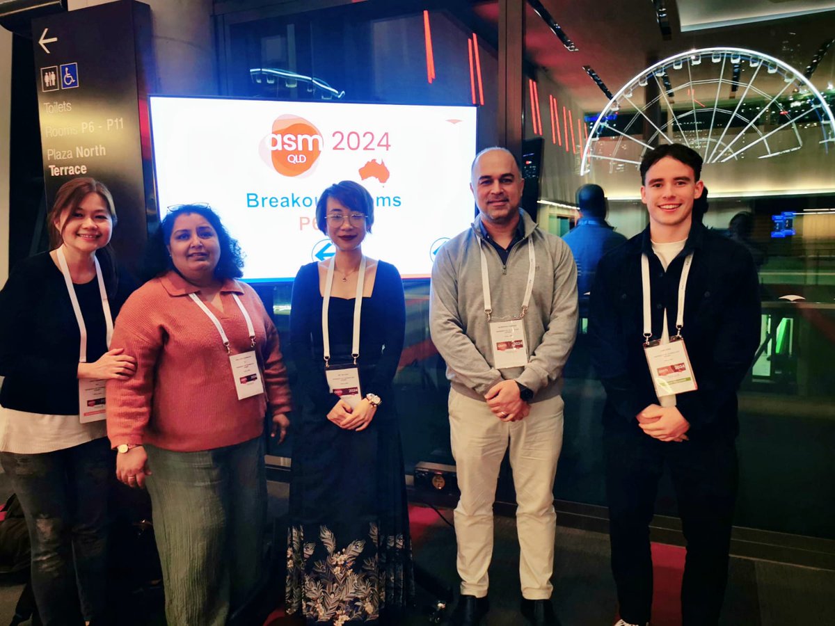 Having a blast at #ASM2024! Thank you for the invitation to present on AMR Mechanisms. Well done <a href="/piklu_r/">Piklu Roy chowdhury</a> <a href="/YanLiao317/">Yan Liao</a> <a href="/MehradHamidian/">Mehrad Hamidian</a> for the presentations. Congrats Liam Tobin for the Nancy Mills Student Award <a href="/danmed/">Daniel Mediati</a>  for the ASM Jim Pittard ECR Award! <a href="/AIMI_UTS/">Australian Institute for Microbiology & Infection</a>