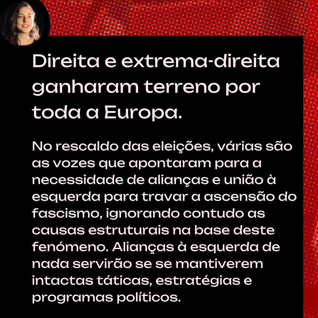 Em plena crise climática, o que significa lutar contra a ascensão da extrema-direita, que acelera para o colapso climático?

👁️ Lê o artigo completo: expresso.pt/opiniao/2024-0…