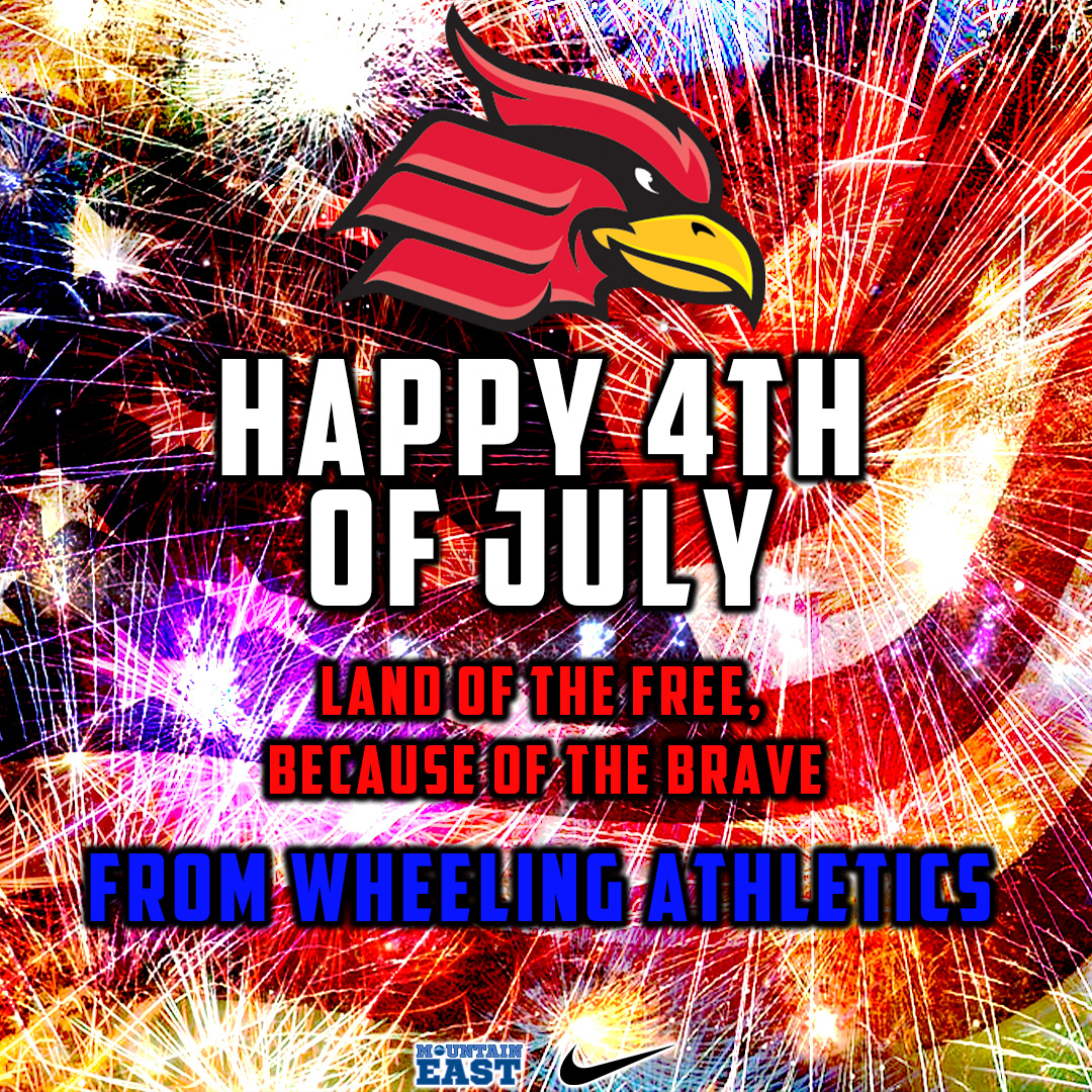 "Freedom doesn't come free!" Happy 4th of July from your Wheeling University Athletics Family!

Without the sacrifice of so many, we wouldn't be able to take the field and the court everyday #GoCards