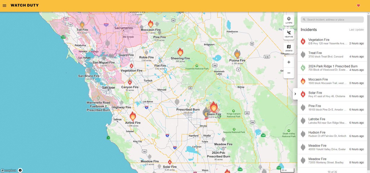 NWSBayArea's tweet photo. One less spark, one less wildfire. Only you can prevent wildfires. Help keep this @watchdutyapp map clear of wildfires and:
Do NOT set off fireworks
Do NOT burn
Do NOT drive or park on dry vegetation
Do NOT drag tow chains
Do NOT throw cigarette butts outside https://t.co/8MlC9PkngS