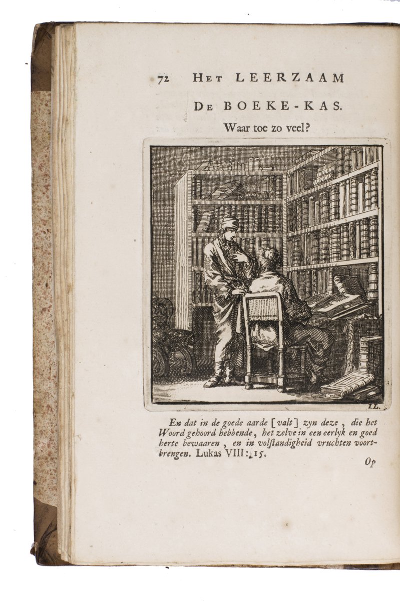 ForumRareBooks's tweet photo. Random highlight from website: attractive set of 11 works by famous Dutch #poet #engraver Jan Luyken, incl, "Spiegel van het menselyk bedryf" (1708), with 100 plates of professions (including several relating to book business).

#bookproduction #rarebooks #bookcase #bookhistory https://t.co/PZfps3u4Rk