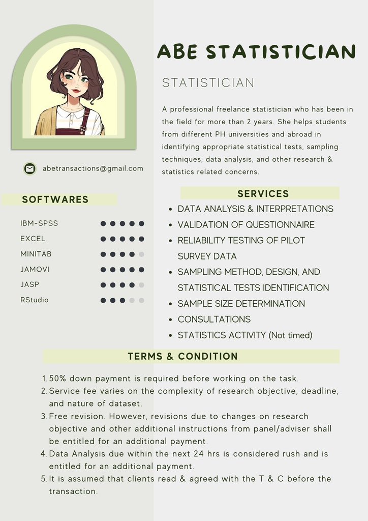 Abe Statistical & Research Consultancy tweet media