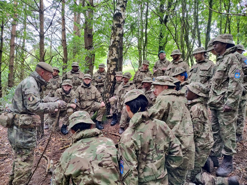 More fun at <a href="/HQWMCTT/">HQ CENTRE CTT WEST</a> #CCF Central Camp. This afternoon is Harbour Areas and RVs! #Cadets working hard and having fun after a top quality container meal! #AnArmyMarchesOnItsStomach <a href="/ArmyCadetsUK/">Army Cadets UK</a> <a href="/aircadets/">RAF Air Cadets</a> <a href="/CCFcadets/">Combined Cadet Force</a> <a href="/TheRoyalSchool/">The Royal School</a>