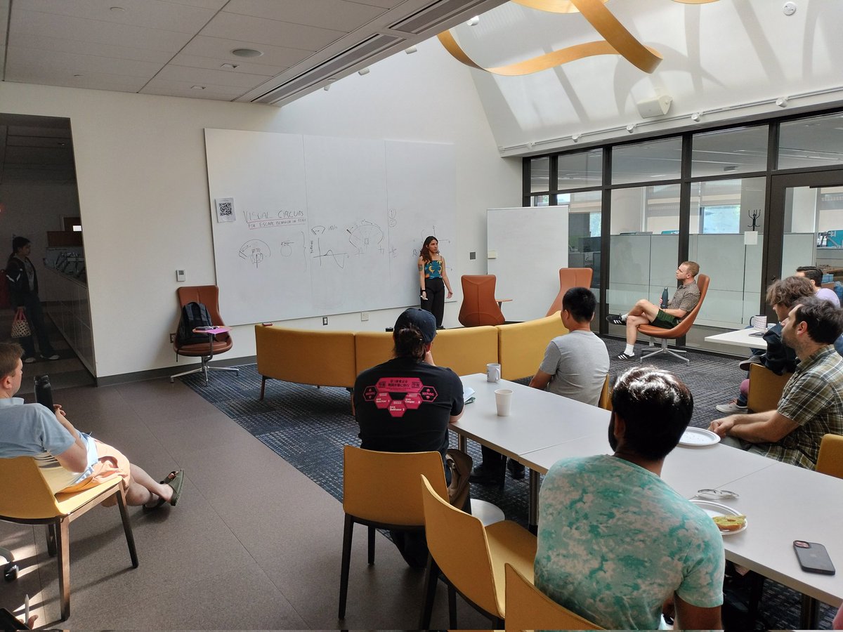 Yale QBio (@qbioyale) on Twitter photo Wouldn't you try to escape if a dragon suddenly appeared? ππ±
<a href="/castelo_matos/">Natalia Matos</a> from Damon Clark Lab giving a fascinating #QBioBreakfast chalk talk about how she studies the escape response in fruit flies πͺ° Wouldn't you try to escape if a dragon suddenly appeared? ππ±
<a href="/castelo_matos/">Natalia Matos</a> from Damon Clark Lab giving a fascinating #QBioBreakfast chalk talk about how she studies the escape response in fruit flies πͺ°