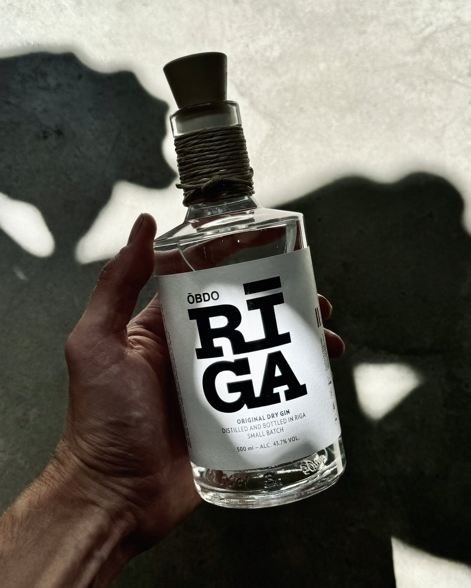 MikelisBastiks's tweet photo. Small distillery. 
Premium quality. 
Made in Riga. 

Riga Original collab with ŌBDO Gin &amp; Distillery availabe soon around town. https://t.co/L220G3O8lG