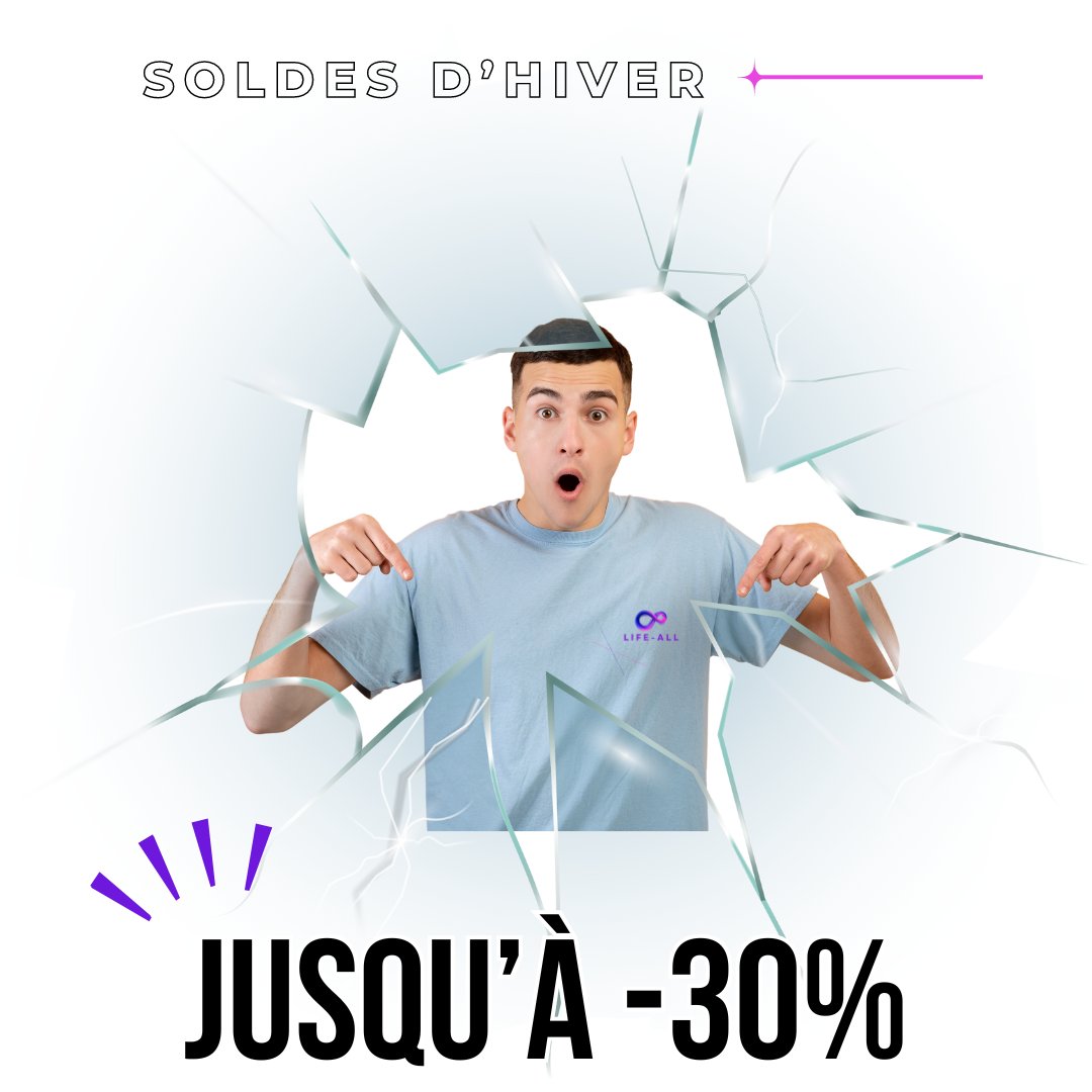LifeAllCompany's tweet photo. ❄️ Les soldes d'hiver sont là chez Life-All ! Profitez de réductions jusqu'à -30% sur nos t-shirts 100% coton bio. 🌿 Ne manquez pas cette occasion de renouveler votre garde-robe avec des pièces éthiques et durables ! 🔥

#SoldesHiver #Promotions #ModeÉthique #CotonBio https://t.co/r8Cag7piZS