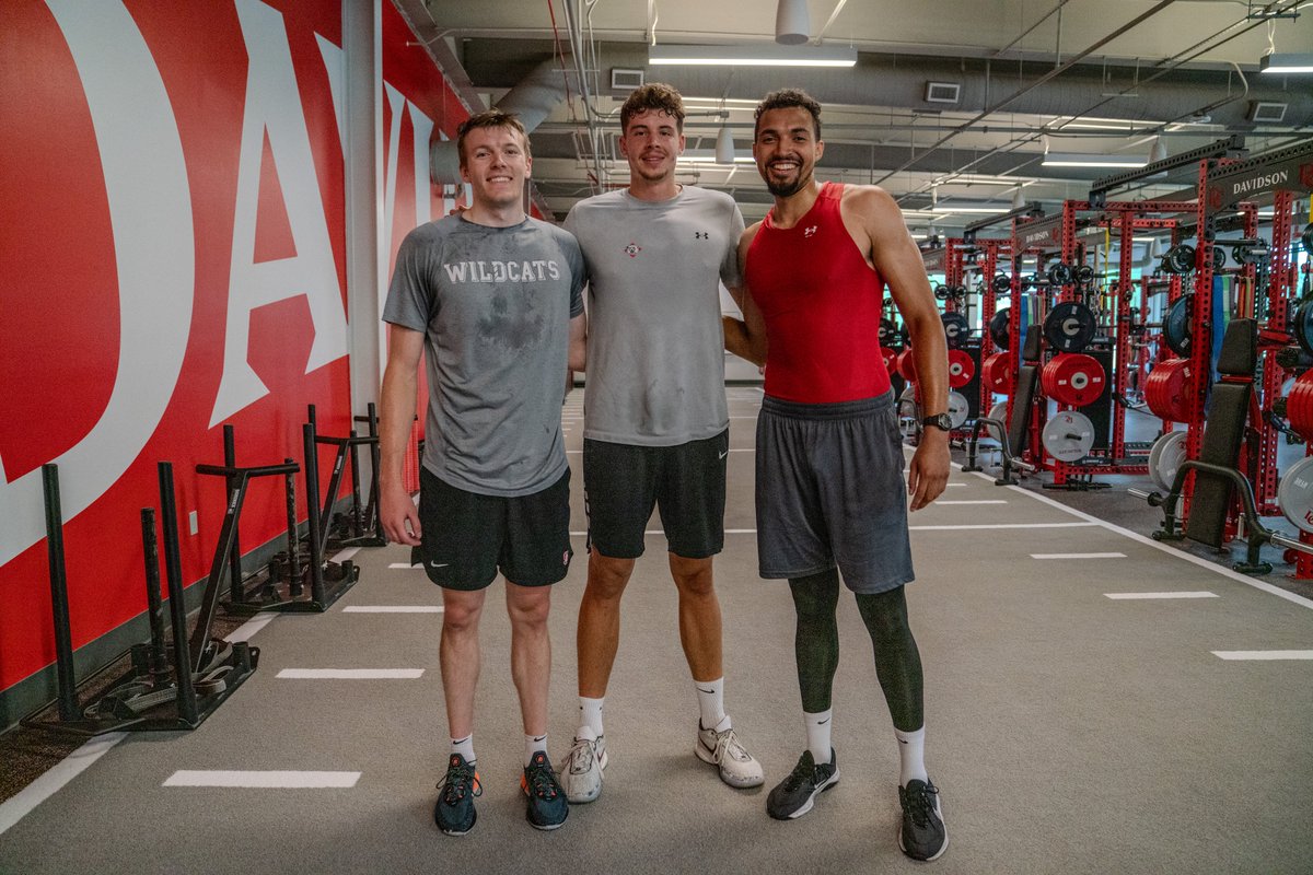 DavidsonMBB's tweet image. Caught a few familiar faces around campus 👀🏋️‍♂️
